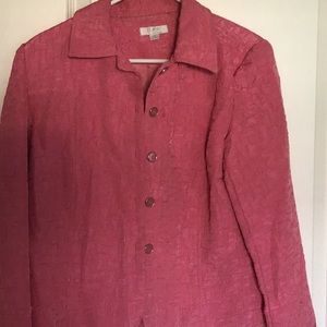 Pinkish Long Sleeve Jacket - Size PM